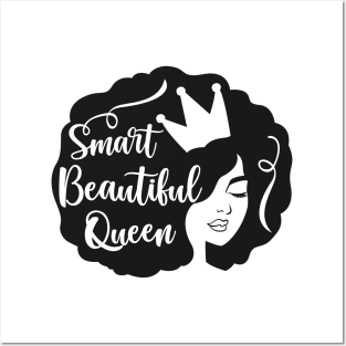 Smart Beautiful Black Queen Posters and Art